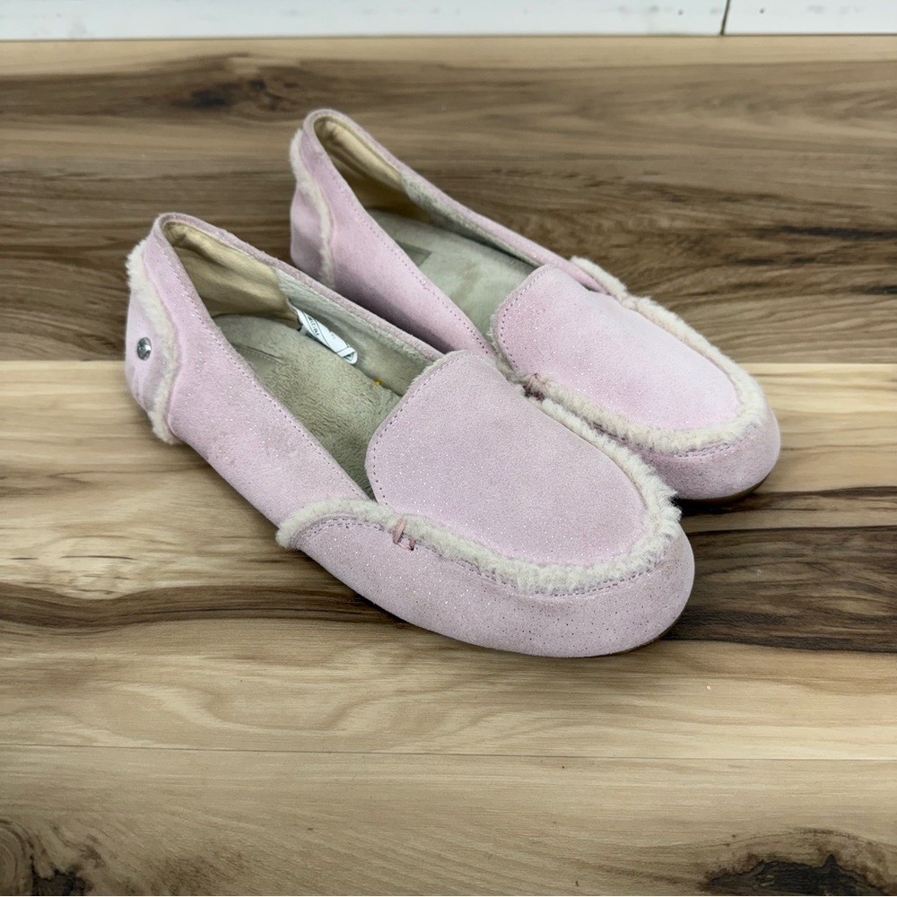 Ugg Pink Suede girls Loafers